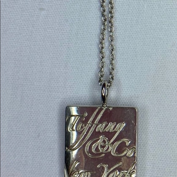 Tiffany &. Co Necklace with square pendant - Picture 3 of 7